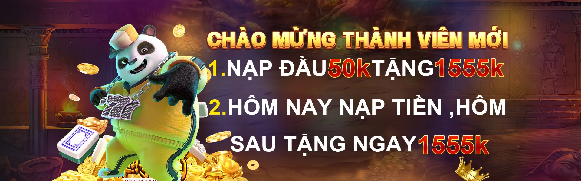 Thưởng chào mừng cho người chơi mới game nổ hũ