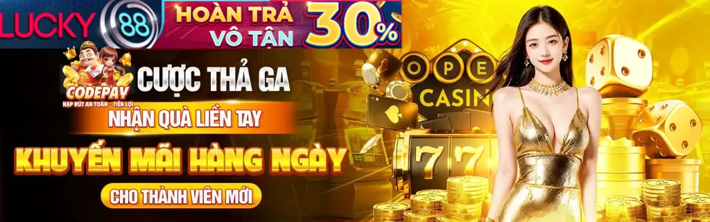 Ưu đãi chào mừng thành viên mới LUCKY88
